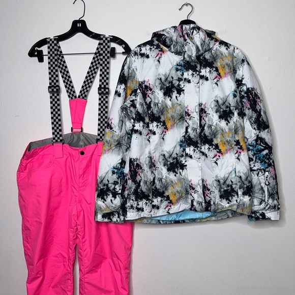 GSOU SNOW Ski Jacket And Pants Snowboarding Snowsuit Size XL - Picture 8 of 12